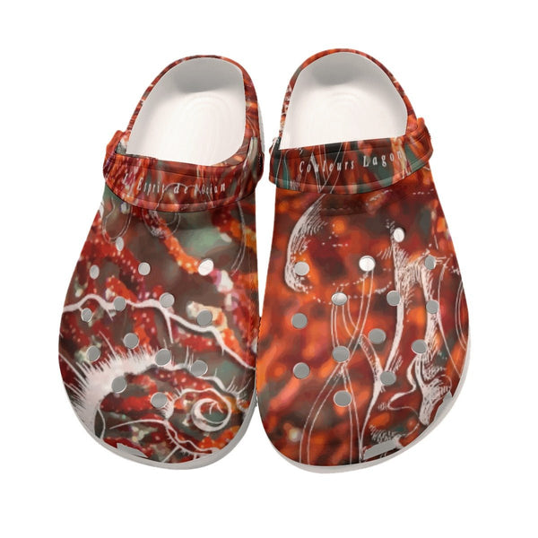 Sabots Femmes GORGONES ROUGE 2 - Couleurs Lagon