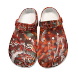 Sabots Femmes GORGONES ROUGE 2 - Couleurs Lagon