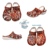 Sabots Femmes GORGONES ROUGE 2 - Couleurs Lagon