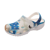 Sabots Femmes Marbre Marine TieDye - Couleurs Lagon
