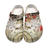 Sabots Femmes Sable et Coquillages 2 - Couleurs Lagon