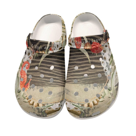 Sabots Femmes Sable et Coquillages - Couleurs Lagon