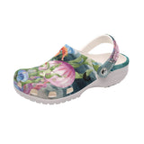 Sabots Hommes Crocs Algues et Meduses 2 - Couleurs Lagon