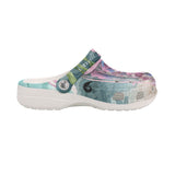 Sabots Hommes Crocs Algues et Meduses 2 - Couleurs Lagon