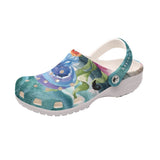 Sabots Hommes Crocs Algues et Meduses - Couleurs Lagon