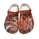 Sabots Hommes Crocs GORGONES ROUGE 2 - Couleurs Lagon