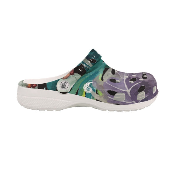 Sabots Hommes Crocs Noir Floral Libellule 2 - Couleurs Lagon