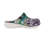 Sabots Hommes Crocs Noir Floral Libellule 2 - Couleurs Lagon
