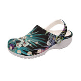 Sabots Hommes Crocs Noir Floral Libellule - Couleurs Lagon