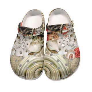 Sabots Hommes Crocs Sable et Coquillages 2 - Couleurs Lagon