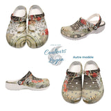 Sabots Hommes Crocs Sable et Coquillages 2 - Couleurs Lagon