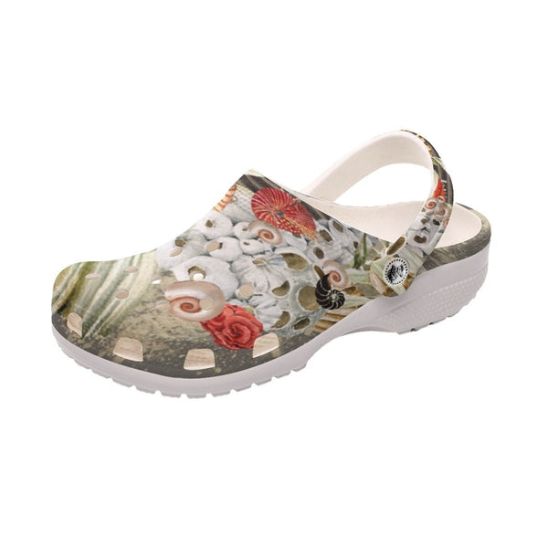 Sabots Hommes Crocs Sable et Coquillages 2 - Couleurs Lagon