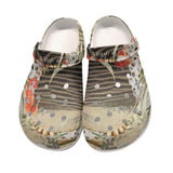 Sabots Hommes Crocs Sable et Coquillages - Couleurs Lagon