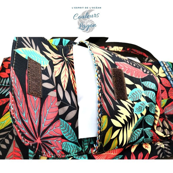 Sac imprimé pour tapis de YOGA - Couleurs Lagon