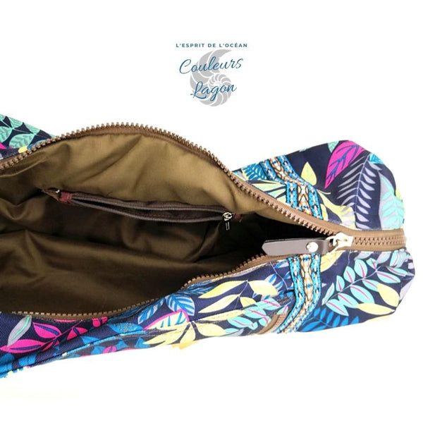 Sac imprimé pour tapis de YOGA - Couleurs Lagon