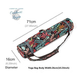 Sac imprimé pour tapis de YOGA - Couleurs Lagon