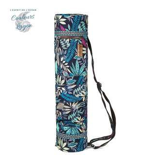 Sac imprimé pour tapis de YOGA - Couleurs Lagon