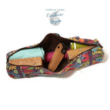 Sac imprimé pour tapis de YOGA - Couleurs Lagon