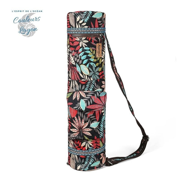 Sac imprimé pour tapis de YOGA - Couleurs Lagon