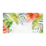 Serviette 30x60 PF1.2 COLEOPTERES HIBISCUS - Couleurs Lagon