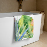 Serviette 30x60 PF1.4 COLEOPTERES HIBISCUS - Couleurs Lagon