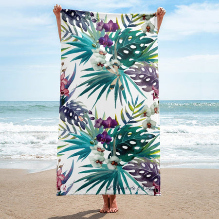 Serviette 30x60 PF2.1 COLEOPTERES LIBELLULE - Couleurs Lagon