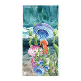 Serviette 30x60 PM1.1 MEDUSES HIPPOCAMPE - Couleurs Lagon