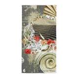 Serviette 30x60 PM2.1 SABLE MARINE NAUTILE - Couleurs Lagon