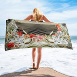 Serviette 30x60 PM2.4 SABLE MARINE - Couleurs Lagon