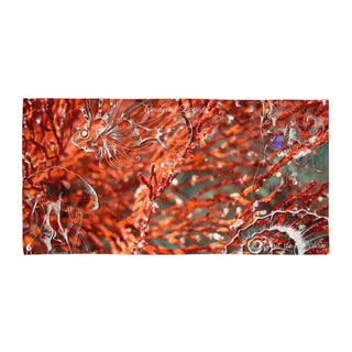 Serviette 30x60 PM4.2 RED CORAL 2 - Couleurs Lagon