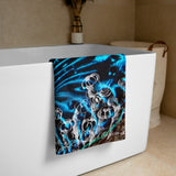 Serviette 30x60 PM5.1 BENITIER BLEU - Couleurs Lagon