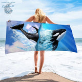 Serviette de bain microfibres Couleurs Lagon - Couleurs Lagon