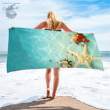 Serviette de bain microfibres Couleurs Lagon - Couleurs Lagon