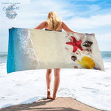 Serviette de bain microfibres Couleurs Lagon - Couleurs Lagon