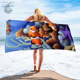 Serviette de bain microfibres Couleurs Lagon - Couleurs Lagon