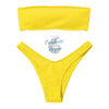 Sexy Bikini deux pièces Micro Bandeau Culotte Taille Haute Tangua Brésilien - Couleurs Lagon