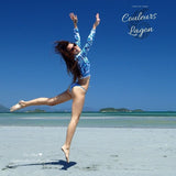 Sexy Bikini Manche Longue BLEU-OCEAN - Couleurs Lagon - présentation MITI jump