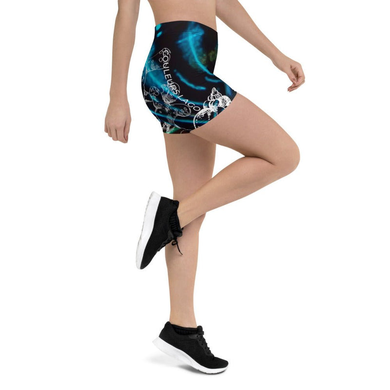Shorts Femme AllSportAqua BLEU BENITIER CORAIL - Couleurs Lagon