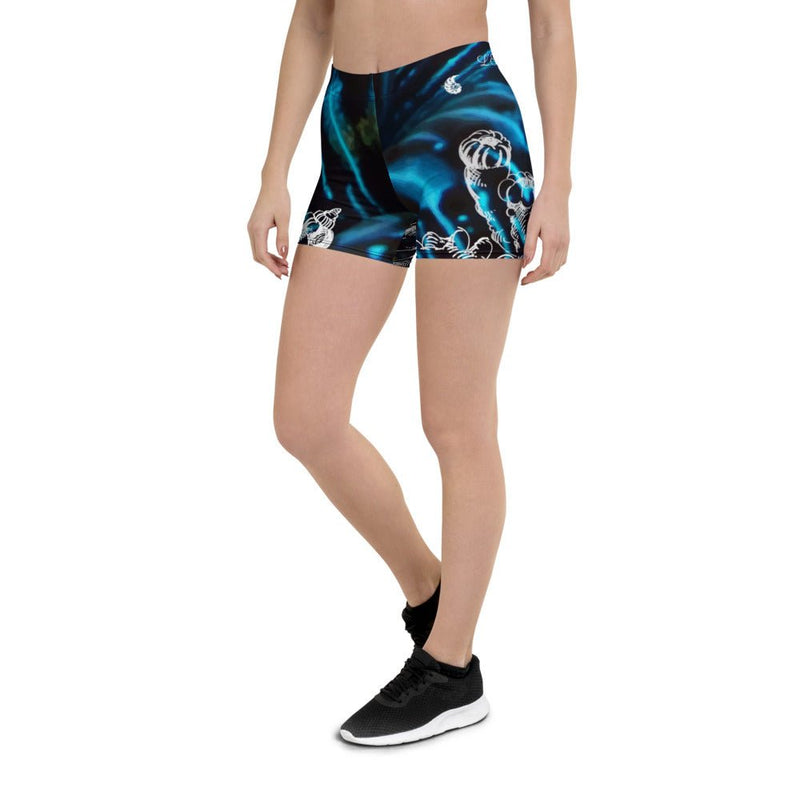 Shorts Femme AllSportAqua BLEU BENITIER CORAIL - Couleurs Lagon