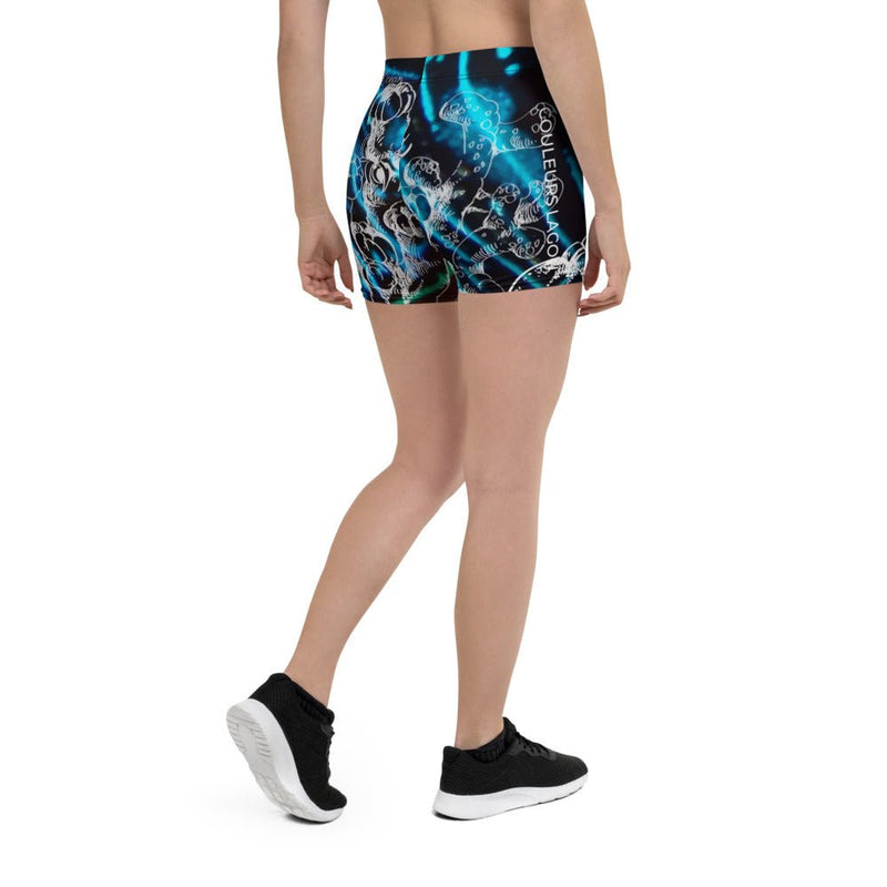 Shorts Femme AllSportAqua BLEU BENITIER CORAIL - Couleurs Lagon