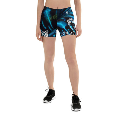 Shorts Femme AllSportAqua BLEU BENITIER CORAIL - Couleurs Lagon