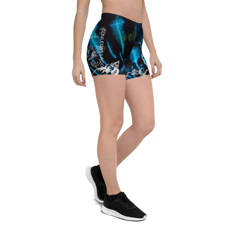 Shorts Femme AllSportAqua BLEU BENITIER CORAIL - Couleurs Lagon