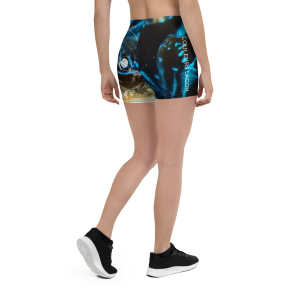 Shorts Femme AllSportAqua BLEU BENITIER FISH - Couleurs Lagon