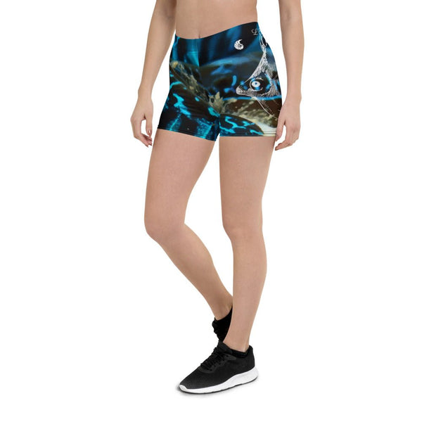 Shorts Femme AllSportAqua BLEU BENITIER FISH - Couleurs Lagon