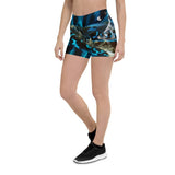 Shorts Femme AllSportAqua BLEU BENITIER FISH - Couleurs Lagon