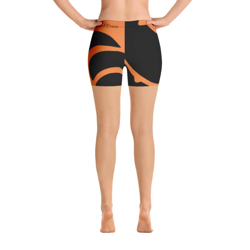 Shorts Femme AllSportAqua Couleurs Lagon NAUTILE ORANGE - Couleurs Lagon