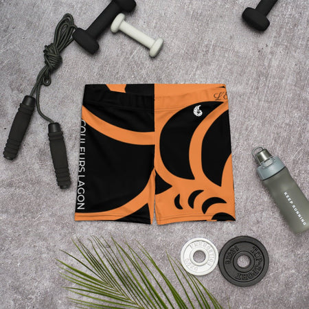 Shorts Femme AllSportAqua Couleurs Lagon NAUTILE ORANGE - Couleurs Lagon