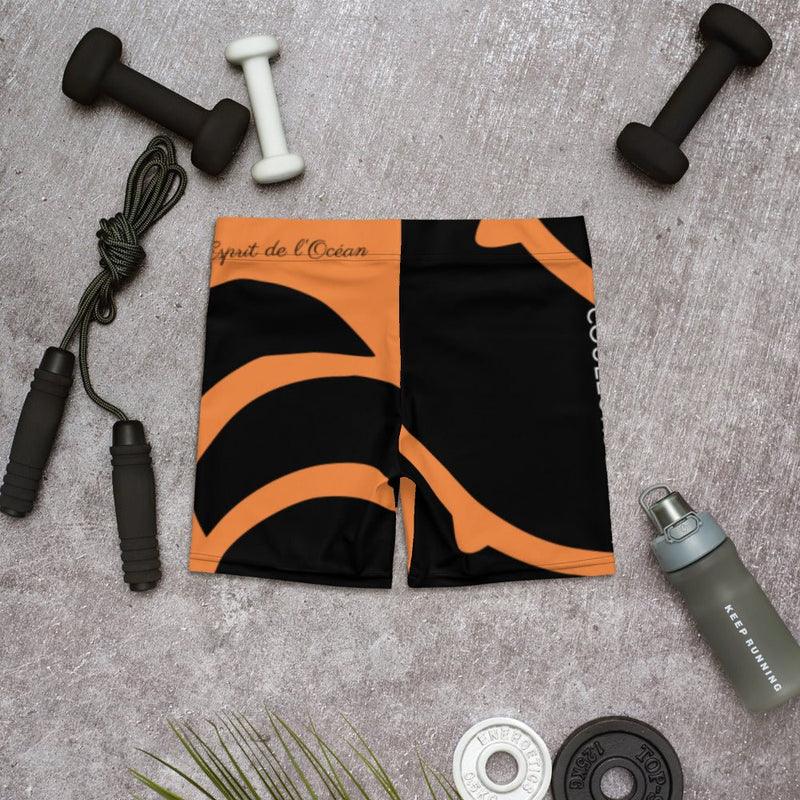 Shorts Femme AllSportAqua Couleurs Lagon NAUTILE ORANGE - Couleurs Lagon