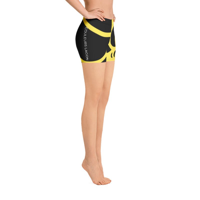 Shorts Femme AllSportAqua Couleurs Lagon NAUTILE YELLOW - Couleurs Lagon