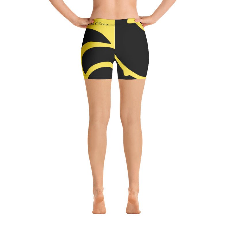 Shorts Femme AllSportAqua Couleurs Lagon NAUTILE YELLOW - Couleurs Lagon